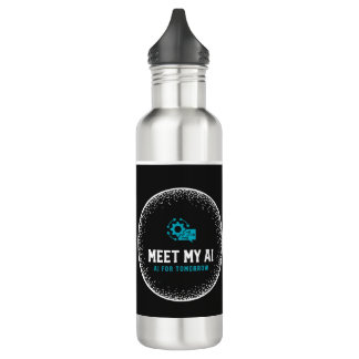 Meet My AI Stainless Steel Water Bottle – AI for T