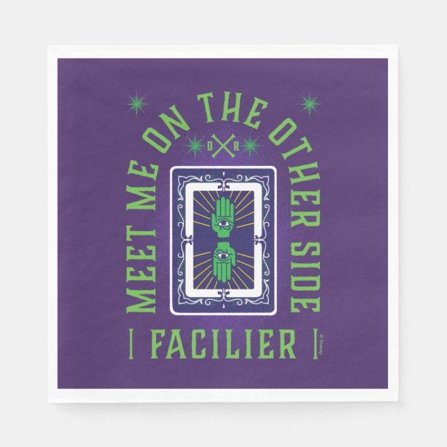 Meet on the Other Side | Facilier Napkins (Front)