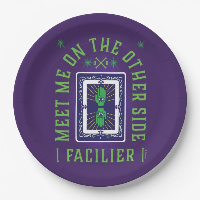 Meet on the Other Side | Facilier Paper Plates (Front)
