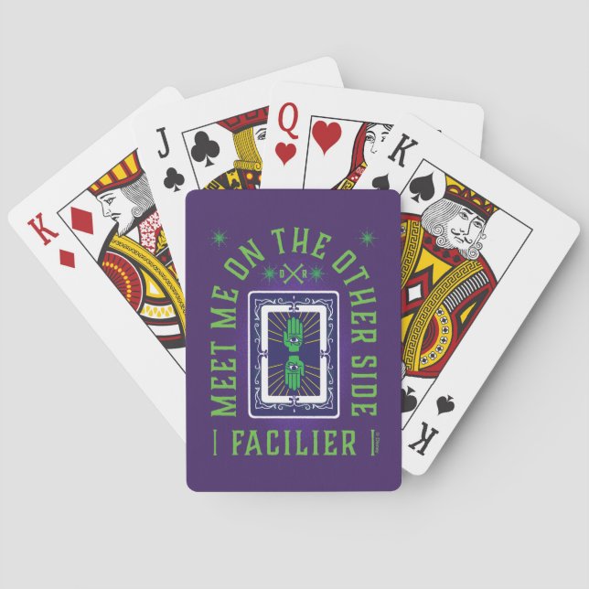 Meet on the Other Side | Facilier Playing Cards (Back)
