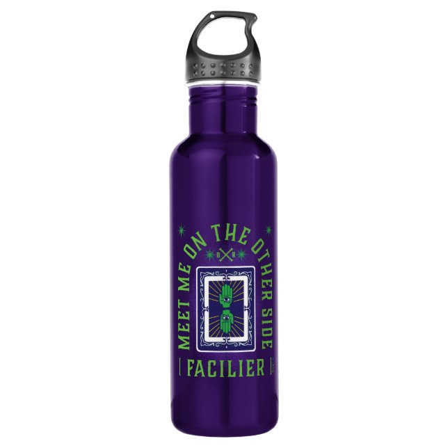 Meet on the Other Side | Facilier Stainless Steel Water Bottle (Front)
