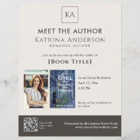 Meet the Author Event Custom Book Signing QR Code