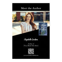Meet the Author Photo & QR Code Custom Display