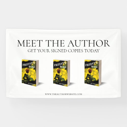 Meet the Author  Signed Copies Banner