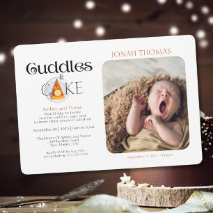 Meet The Baby: Sweet Cuddles & Cake Invitation