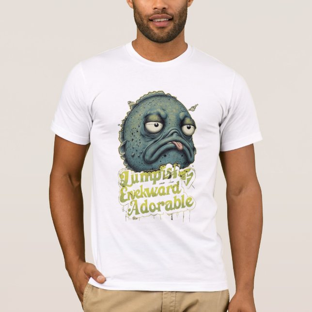 Meet the Grumpy Lumpfish – Favorite Sea Creature T-Shirt (Front)