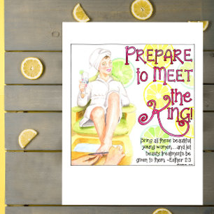 Meet the King Inspirational Postcard