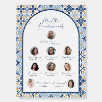 Meet the Maids Summer Blue Tile Bridal Shower