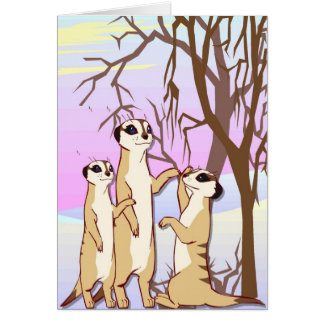 Meet the meerkats, Family in the snow Cards
