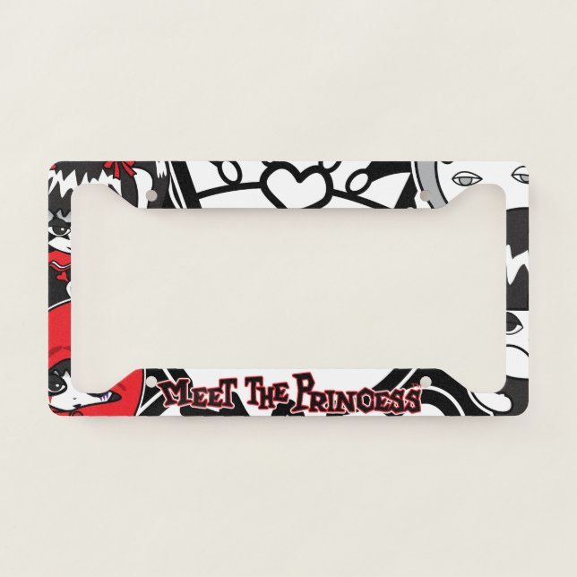 meet the princess License Plate Frame (Front)