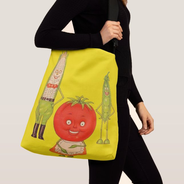 Meet the Vegetables Crossbody Bag (Close Up)