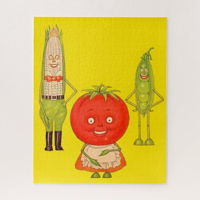 Meet the Vegetables Jigsaw Puzzle (Vertical)