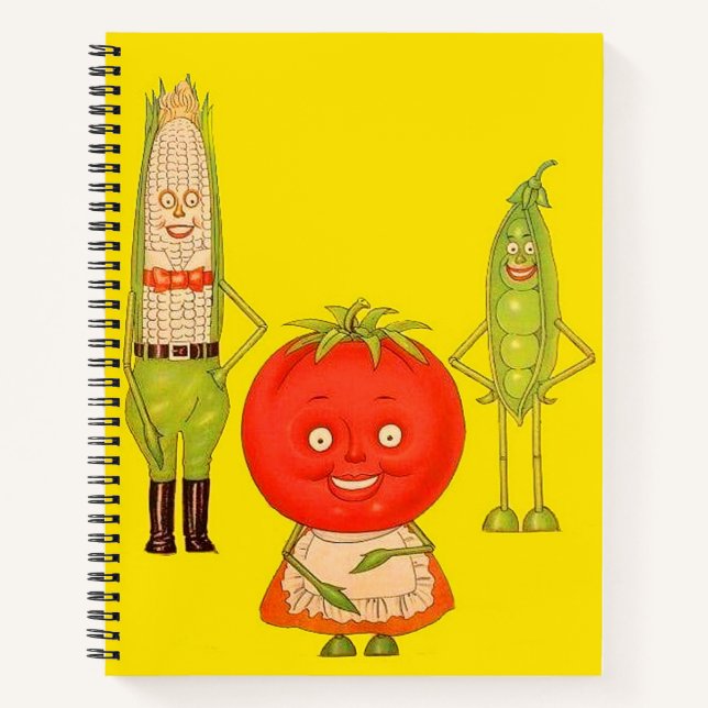 Meet the Vegetables Notebook (Front)