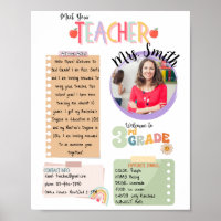 Meet Your Teacher Poster