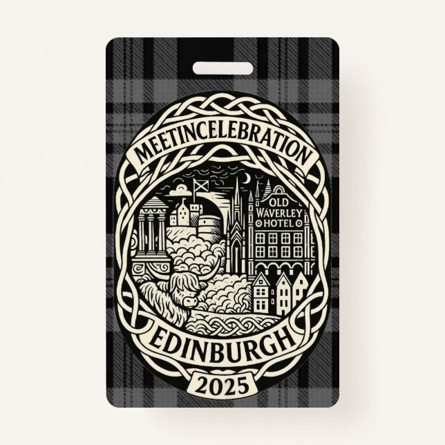 MEETinCelebration Edinburgh Badge (Front)