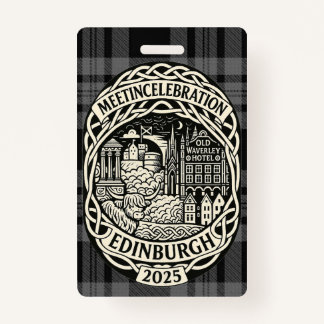 MEETinCelebration Edinburgh - Night-Time Tag Badge