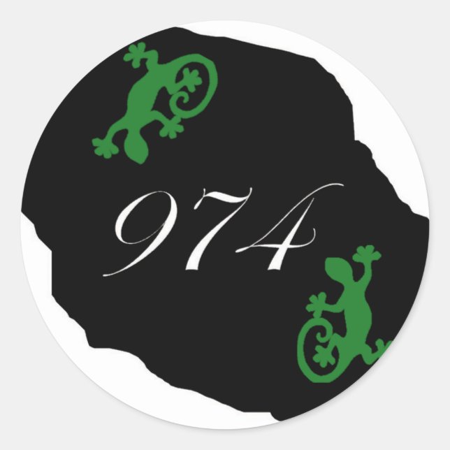 Meeting 974 - Margouillat Classic Round Sticker (Front)