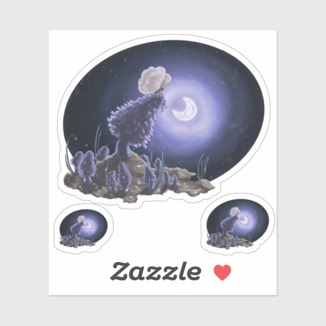 Meeting at Moonlight Sticker (Sheet)