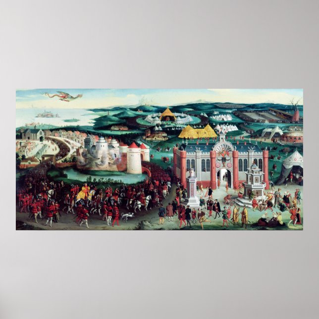 Meeting at the Field of the Cloth of Gold Poster (Front)