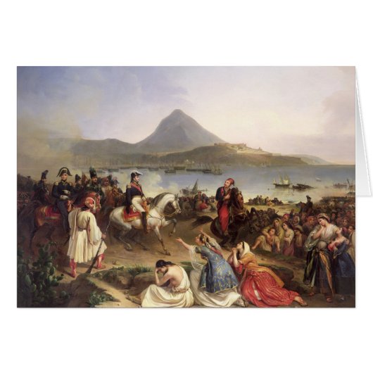 Meeting Between General Nicolas Joseph Maison Cards (Front Horizontal)