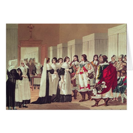 Meeting between Louis XIII Cards (Front Horizontal)