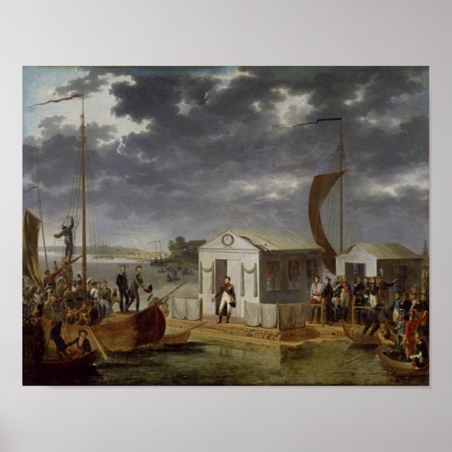 Meeting between Napoleon Bonaparte Poster (Front)