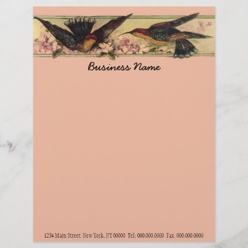 Meeting Birds  Business Letterhead Letter Work