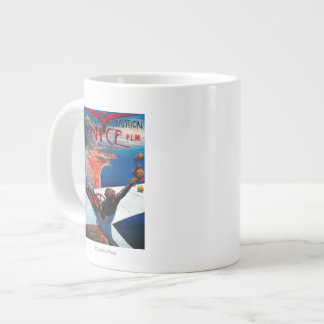 Meeting D' Aviation in Nice, France Poster Giant Coffee Mug