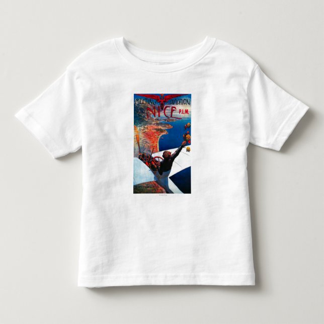 Meeting D' Aviation in Nice, France Poster Toddler T-shirt (Front)
