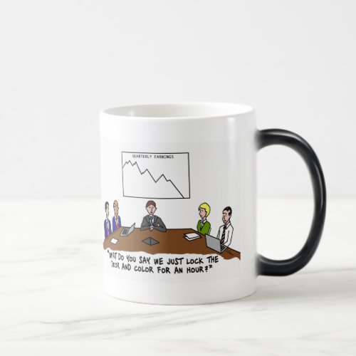 Meeting In Boardroom Color Morphing Mug