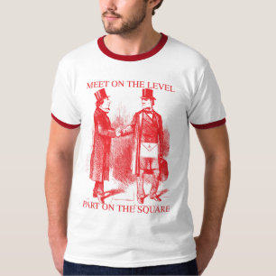 Meeting in red T-Shirt
