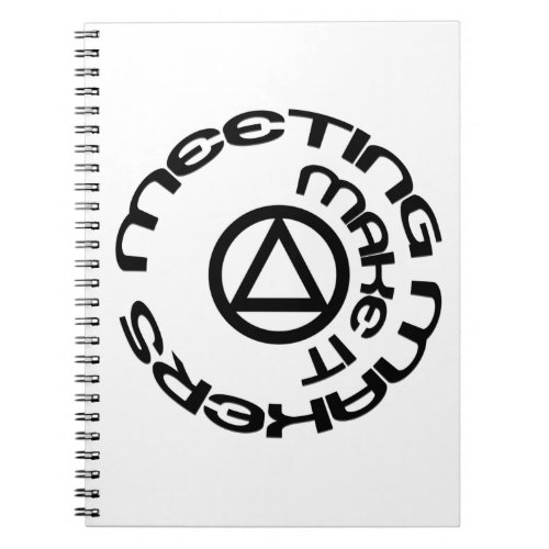 Meeting Makers AA Notebook