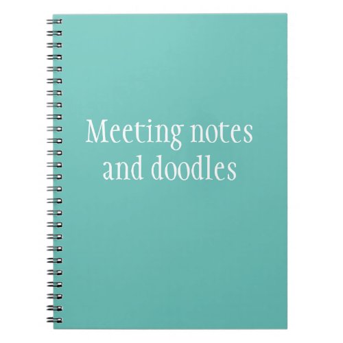 Meeting Notes and Doodles Funny work Notebook