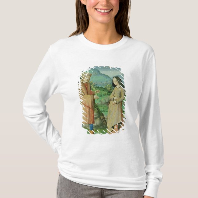 Meeting of Aeneas and Anne, the sister of Dido T-Shirt (Front)