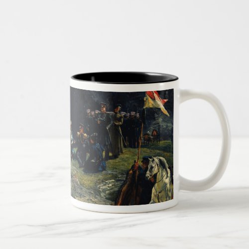 Meeting of GenKluke von Klugenau  Imam Two_Tone Coffee Mug