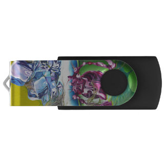 Meeting Of Minds Visual Art Silver 8 GB Black USB Flash Drive