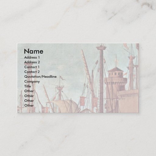 Customizable Meeting Of The Betrothed And The Beginning Business Card