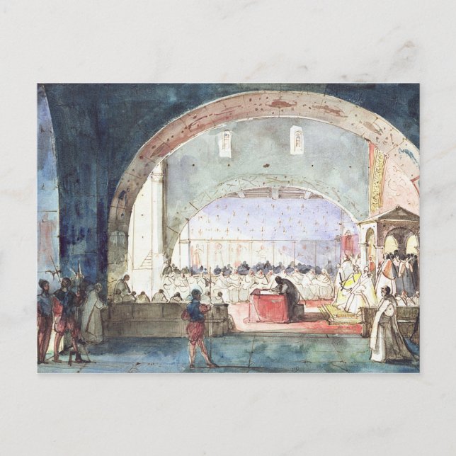 Meeting of the Chapter of the Order of the Temple Postcard (Front)