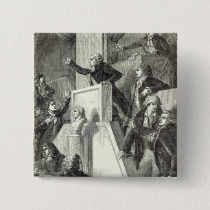 Meeting of the National Assembly, 1791 Pinback Button