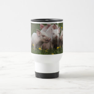 Meeting of the Three Little Pigs Travel Mug
