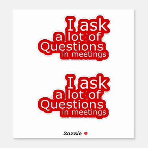 Meeting  Office Humor   Sticker