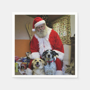 Meeting Santa Napkins