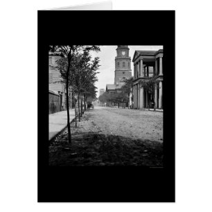 Meeting Street in Charleston, SC 1865 Cards
