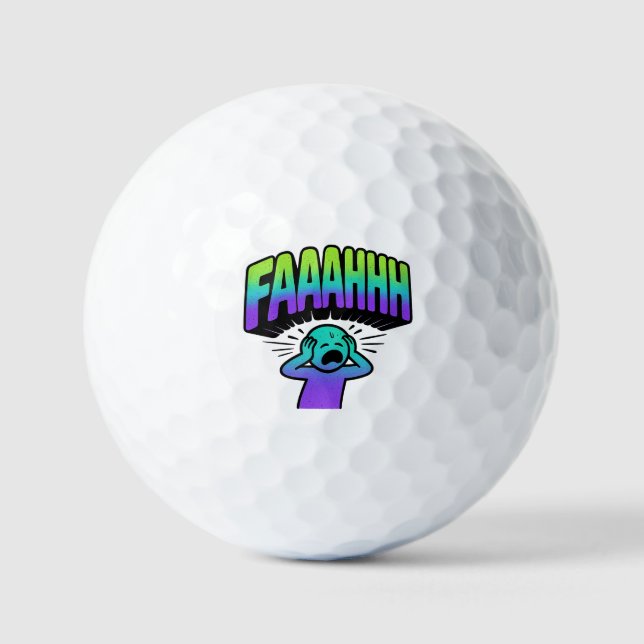 Meeting Survivor - Meme hoodie Golf Balls (Front)