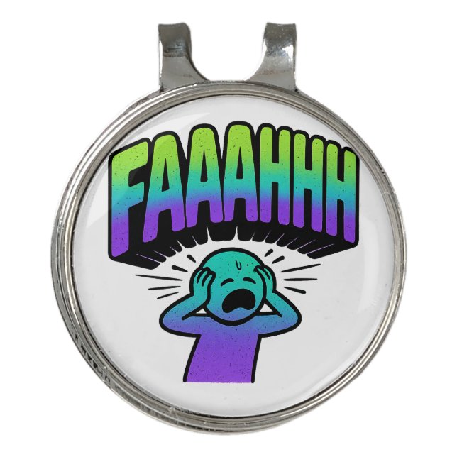 Meeting Survivor - Meme hoodie Golf Hat Clip (Front)