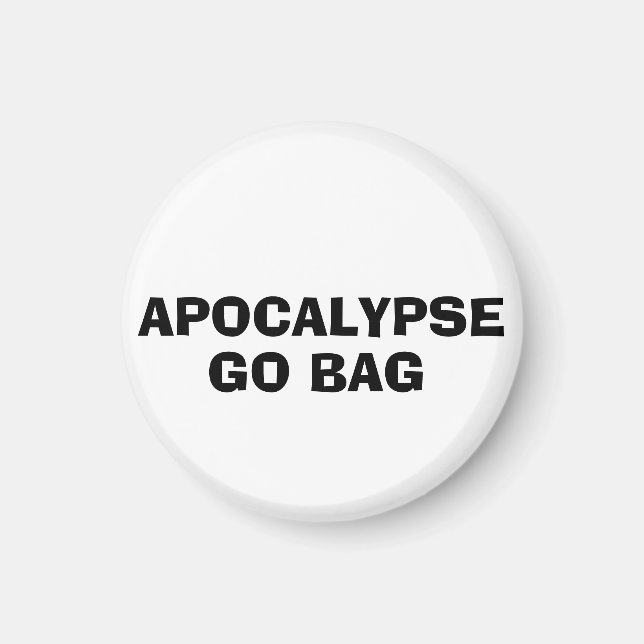 Meeting Survivor - Meme hoodie Magnet (Front)