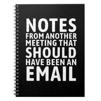 Meeting That Should Have Been An Email Funny Notebook