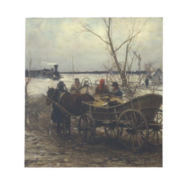 Meeting the Train Notepad (Front)