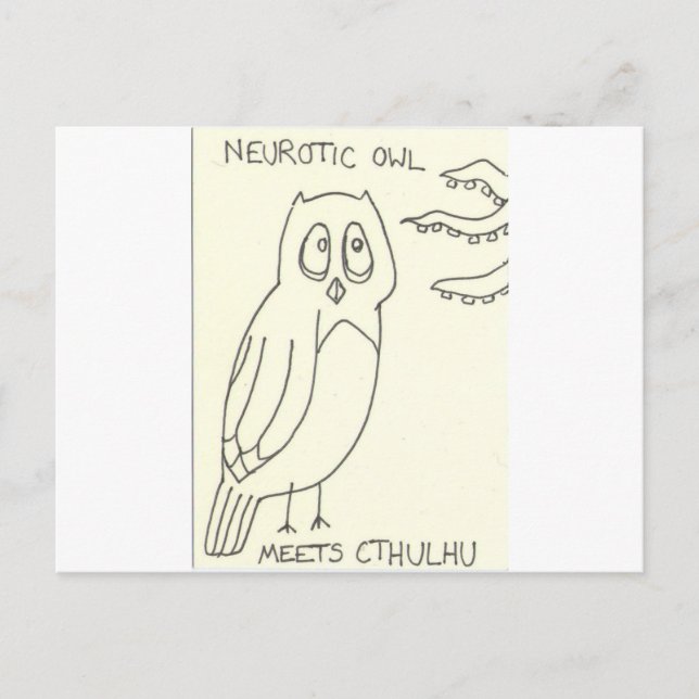 . . . Meets Cthulhu Postcard (Front)
