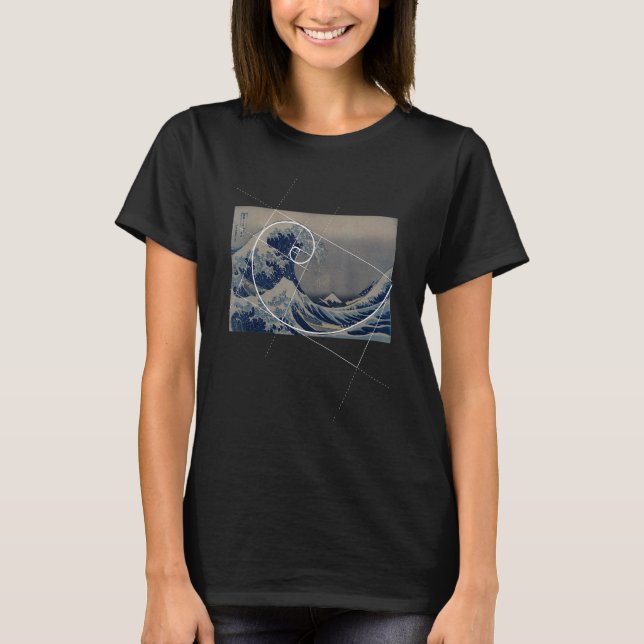 Meets Great Fibonacci Wave Off Kanagawa Japanese A T-Shirt (Front)